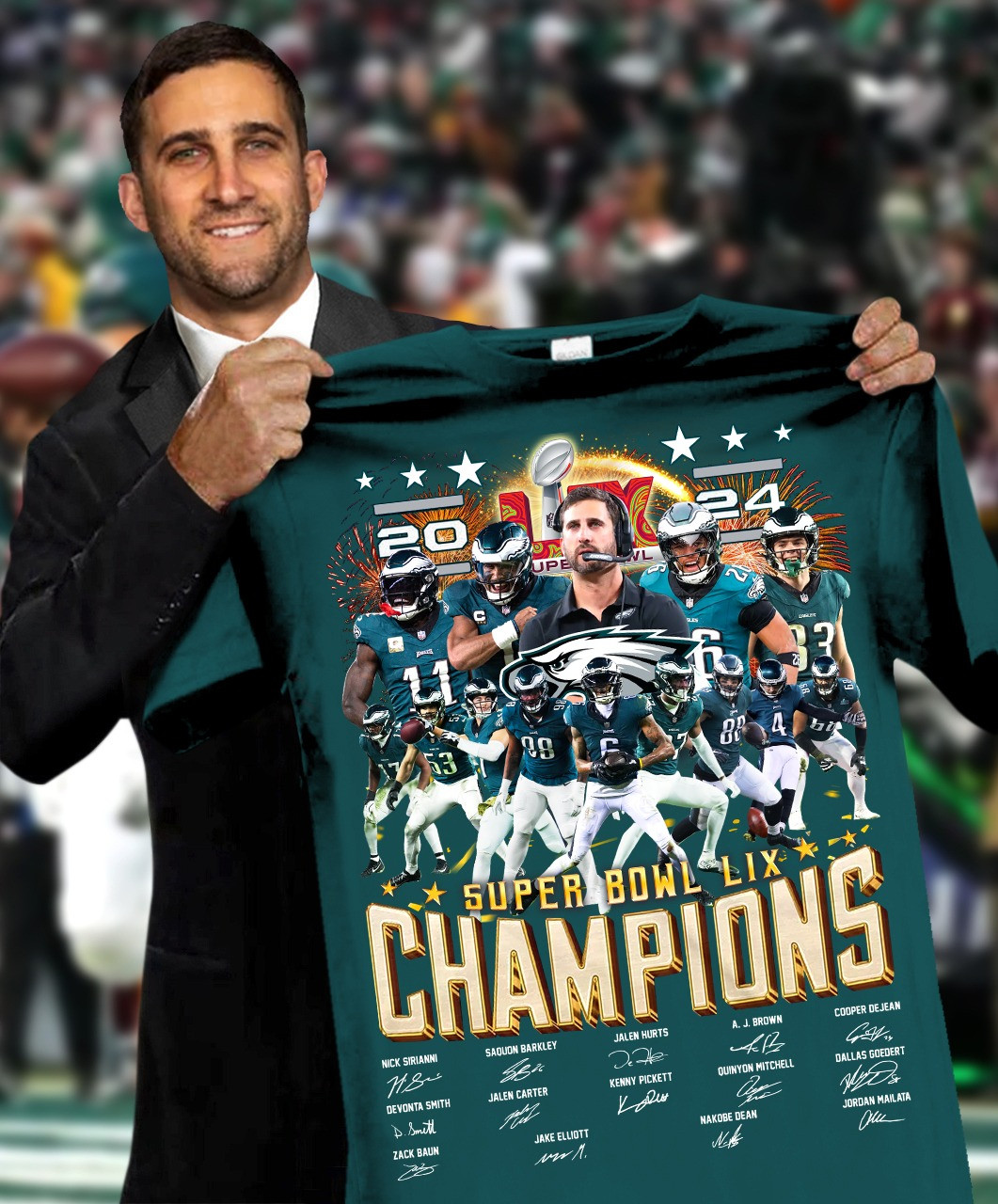 Philadelphia Eagles Super Bowl Lix Champions 2025 Shirt Philly Eagles Championships Apparel
