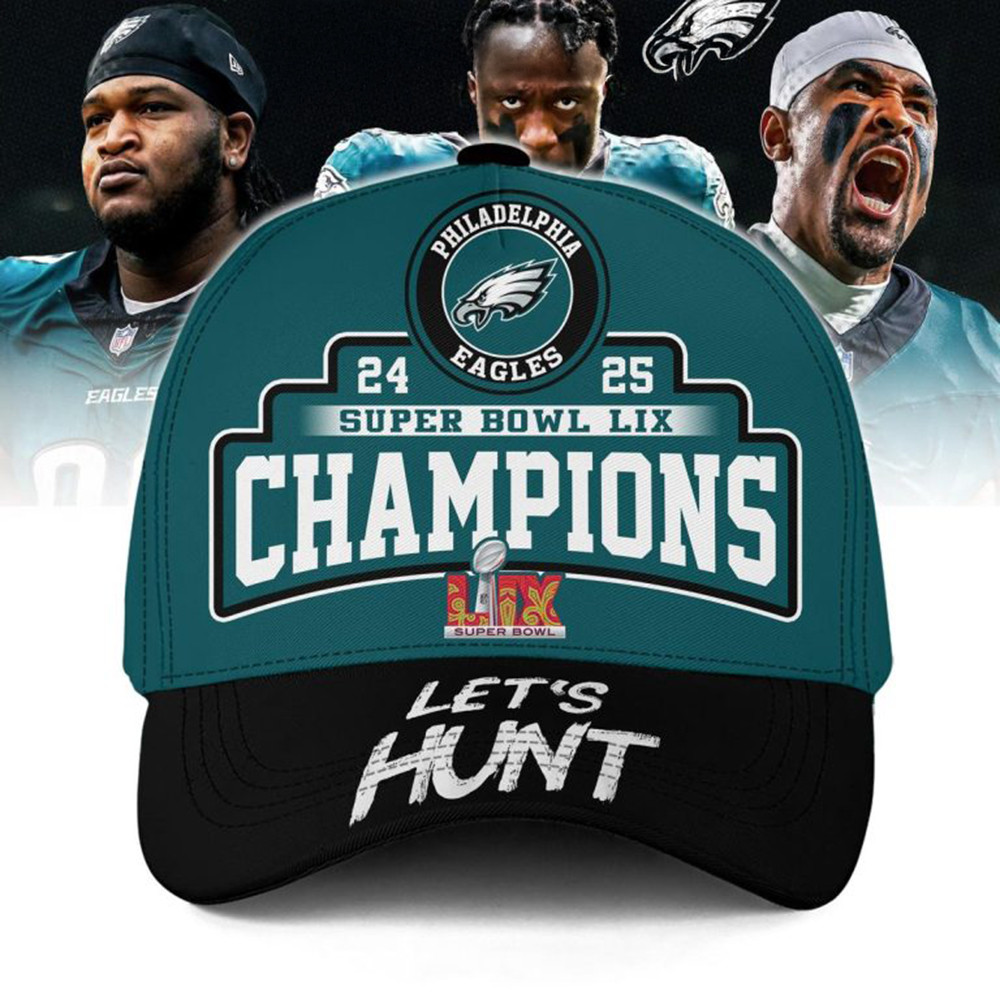 Philadelphia Eagles Super Bowl LIX Champions Hat Football Fan Gift Ideas