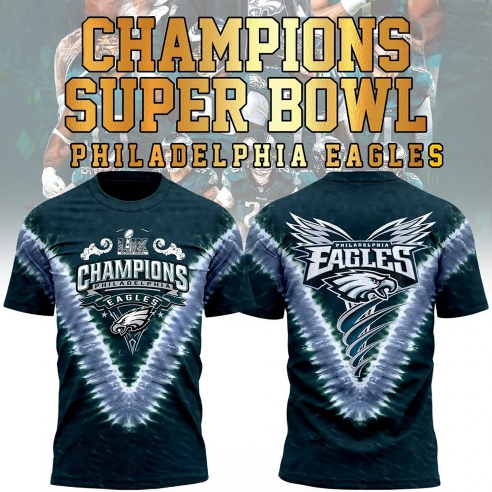 Philadelphia Eagles Super Bowl LIX Champions Shield Special T-Shirt Best Gifts For Nfl Fans