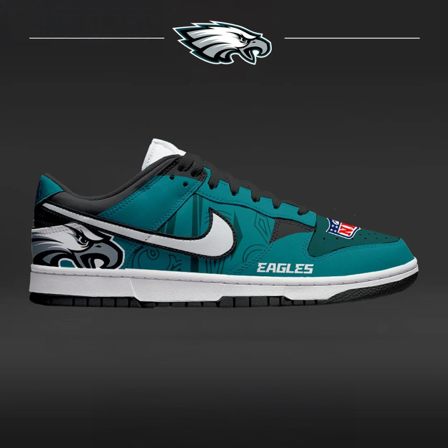 Philadelphia Eagles Super Bowl LIX Custom SB Dunk Low Shoes Presents For Football Lovers