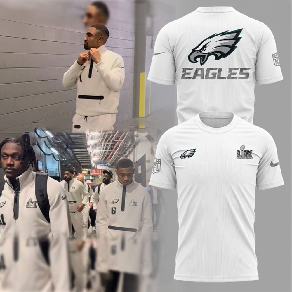 Philadelphia Eagles Super Bowl LIX Opening Night Tech T-Shirt Unique Gifts For Football Fans
