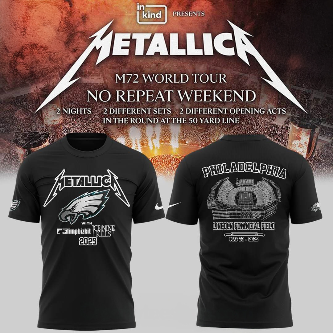 Philadelphia Eagles x M-72 World Tour 2025 Special T-Shirt Gift For Fans