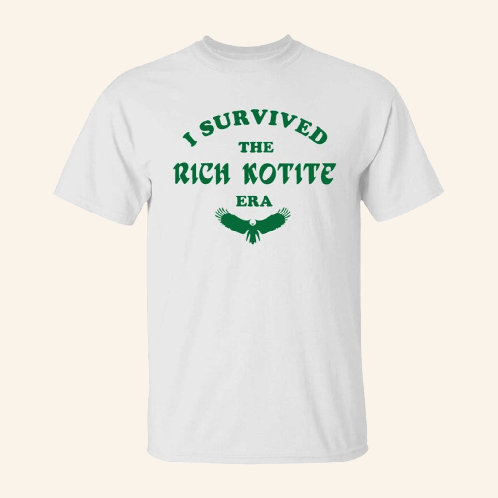 Philadelphia Football Merch I Survived the Rich Kotite Era T-Shirt Game Day PE Merch Fan Gifts