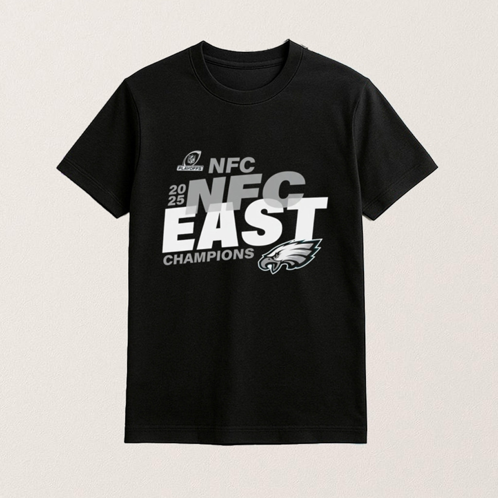 Philadelphia Football NFC East Champions 2025 Shirt Philadelphia Football Merch Gifts For Fans
