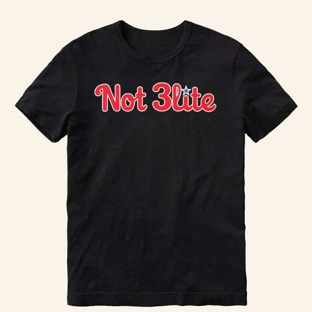 Philadelphia Football Not 3lite Shirt Not Elite T-Shirt Philadelphia Football Merch Fan Gifts