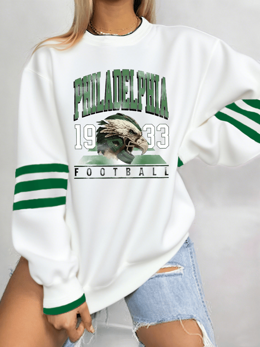 Philadelphia Football PE Sweatshirt Game Day Eagles Merch Best Gifts For Football Fans Philadelphia Football PE Sweatshirt Game Day Eagles Merch Best Gifts For Football Fans
