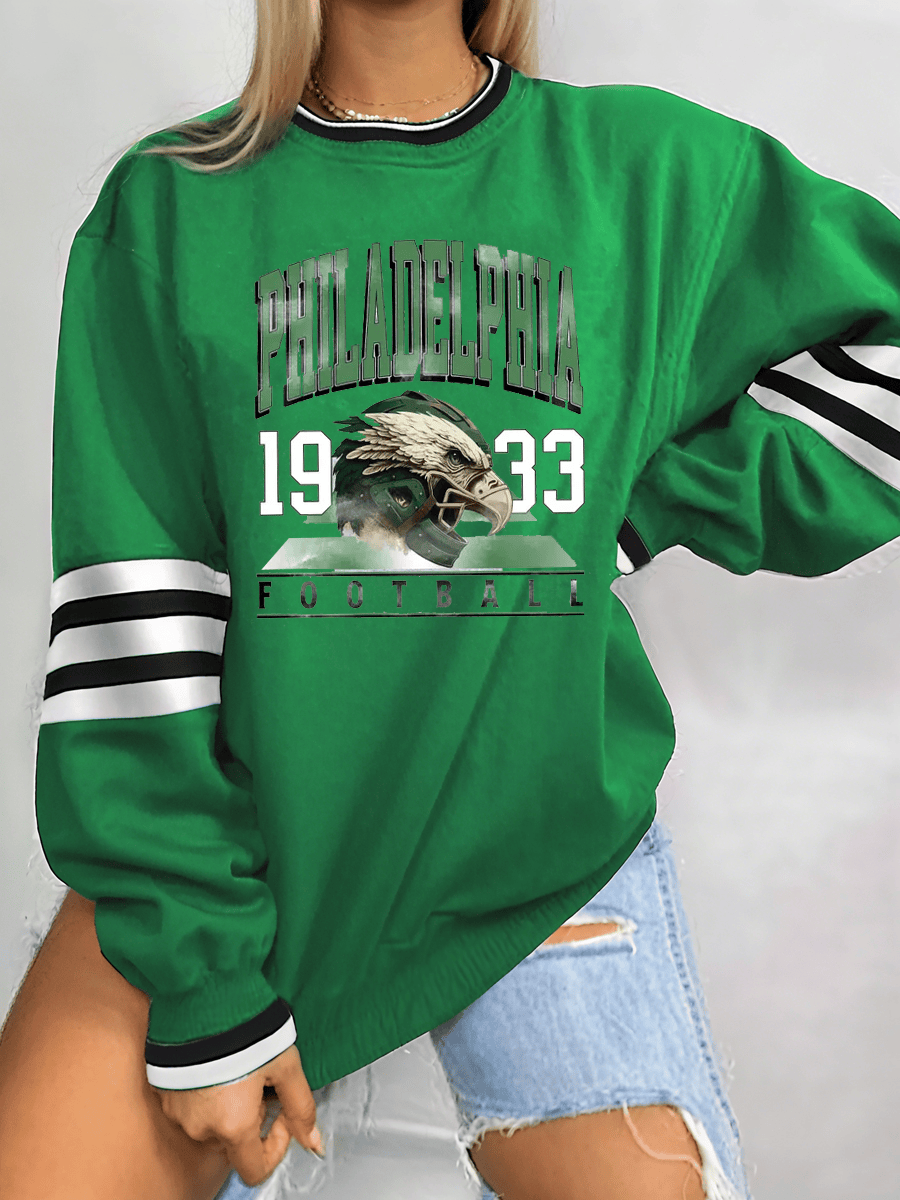 Philadelphia Football PE Sweatshirt Game Day Eagles Merch Best Gifts For Football Fans Philadelphia Football PE Sweatshirt Game Day Eagles Merch Best Gifts For Football Fans