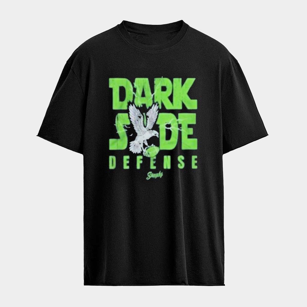 Philadelphia Football Philly Dark Side Defense T-Shirt Eagles Merch Gifts For Football Fan