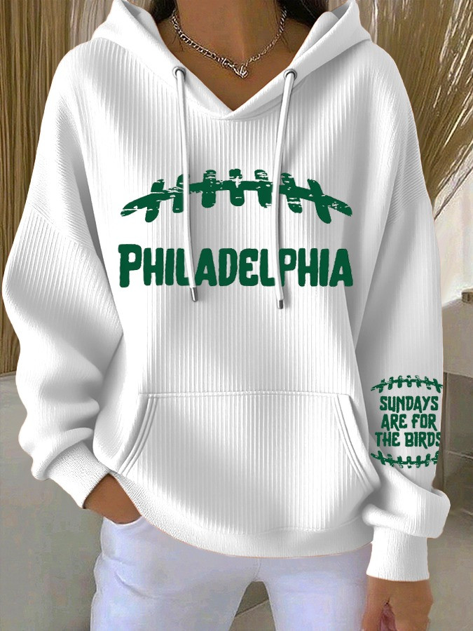 Philadelphia Football Sundays Are For The Birds Hoodie Philadelphia Pride Merch Game Day Clothes