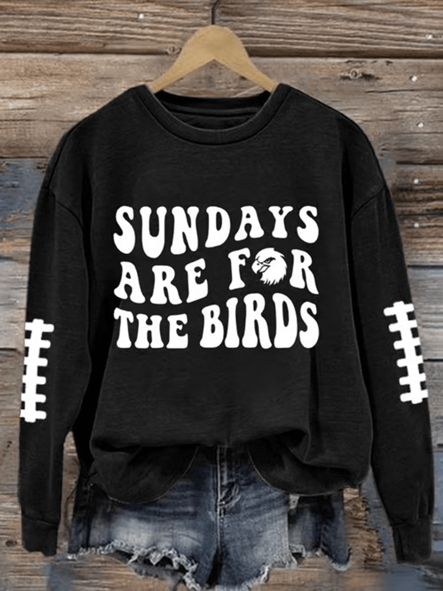 Philadelphia Football Sundays Are For The Birds Sweatshirt Pride Eagles Merch Gifts For Game Day