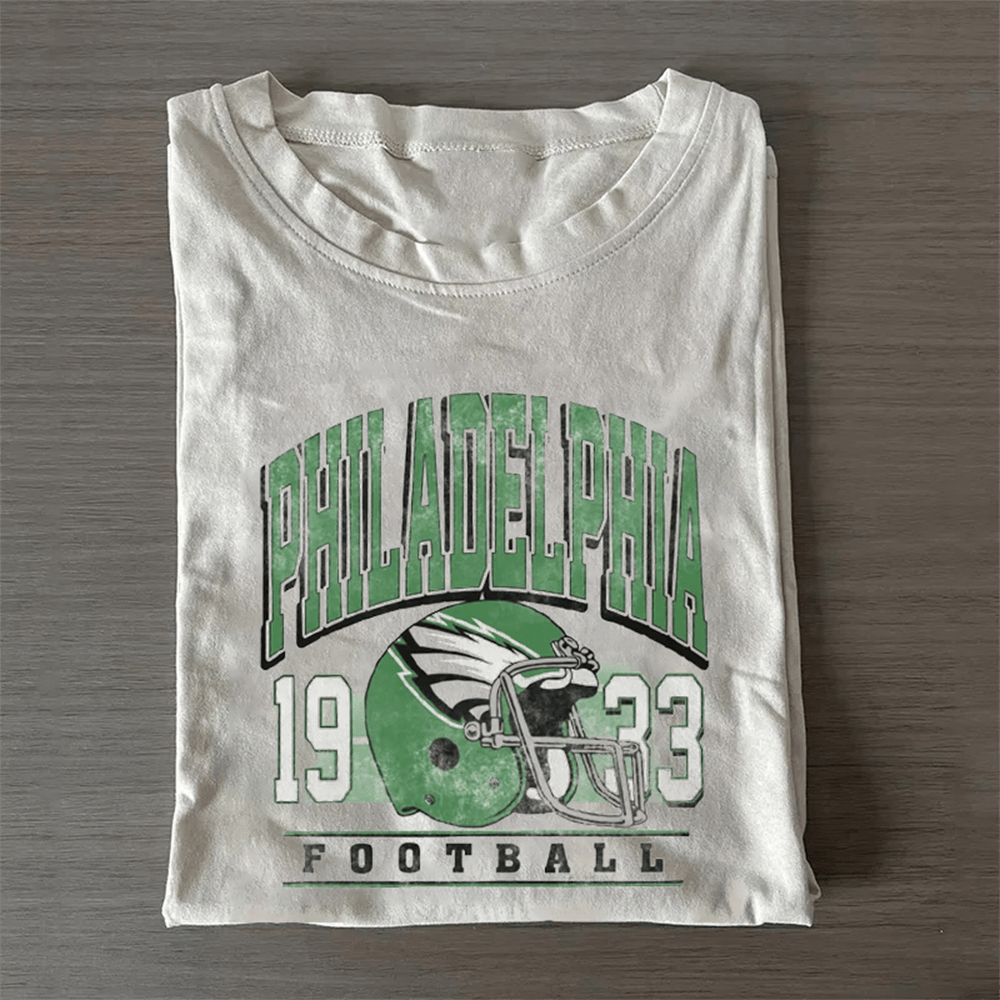 Philadelphia Football T-Shirt Game Day Clothes Great Gifts For Football Players