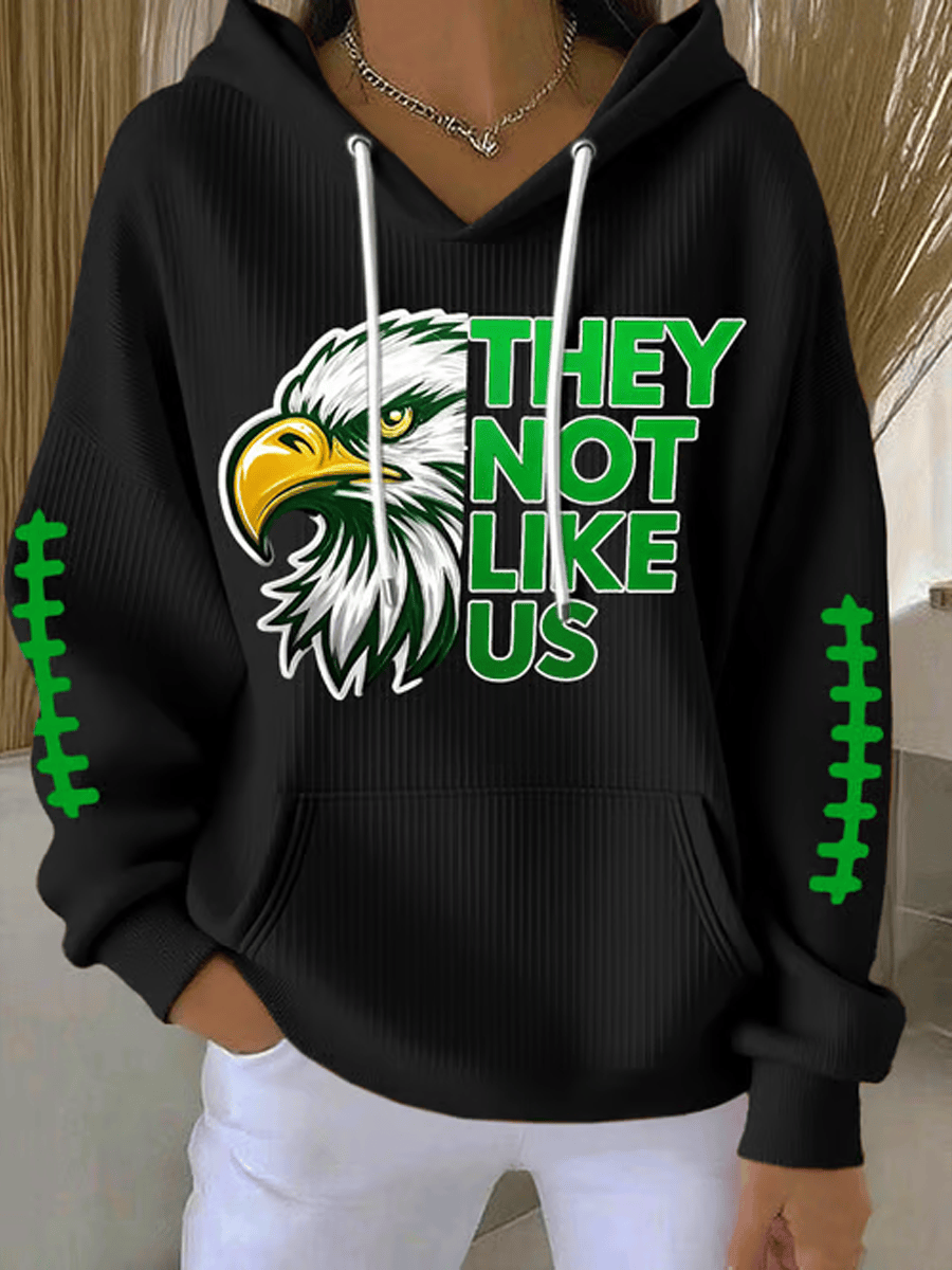 Philadelphia Football They Not Like Us Hoodie Game Day Eagles Merch Best Gifts For Football Fans Philadelphia Football They Not Like Us Hoodie Game Day Eagles Merch Best Gifts For Football Fans