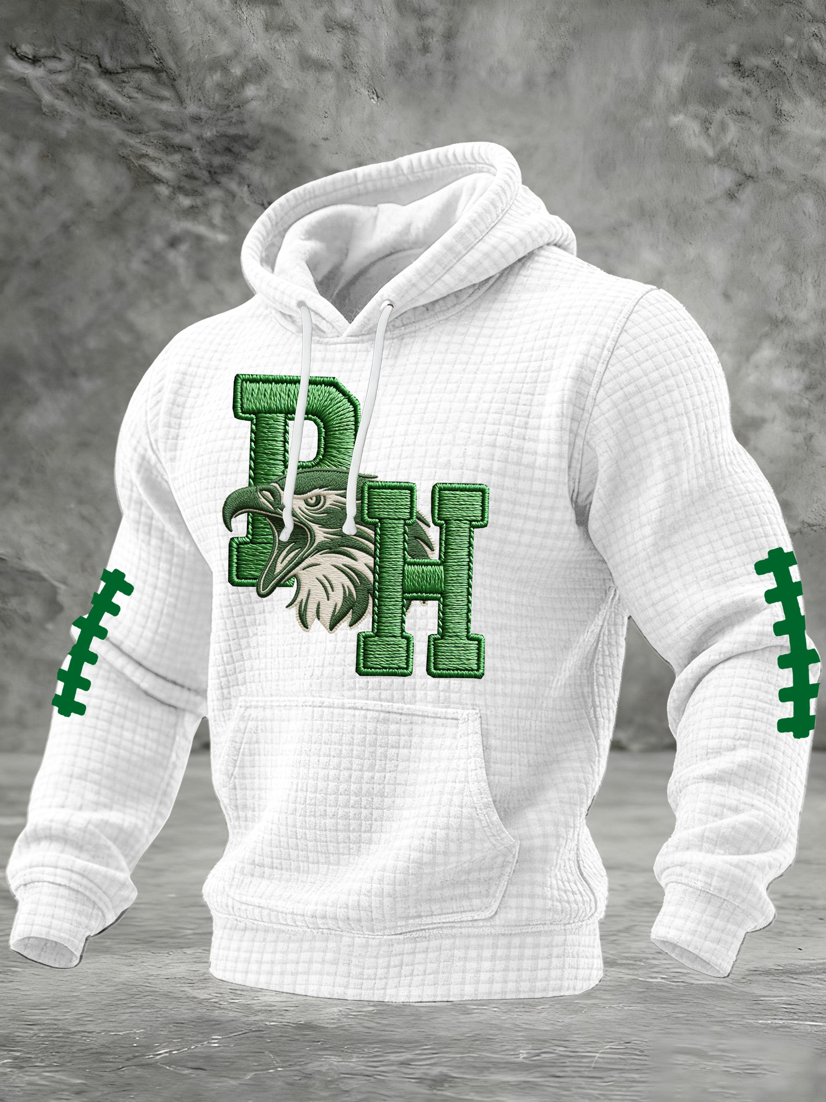Philadelphia Football Waffle Hoodie Eagles Merch Forever Philadelphia Hoodie Game Day Gifts Philadelphia Football Waffle Hoodie Eagles Merch Forever Philadelphia Hoodie Game Day Gifts