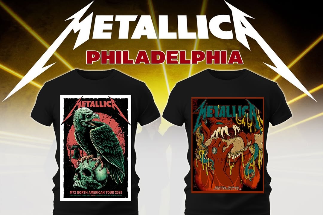 Philadelphia Metallic M72 North American Tour 2025 T-Shirt Best Gift For Fans