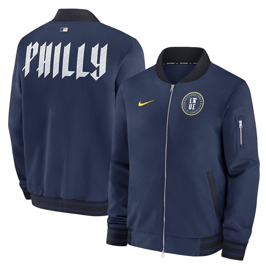 Philadelphia Phillies City Connect Bomber Jacket 2205 Merch Gifts For Baseball Fans