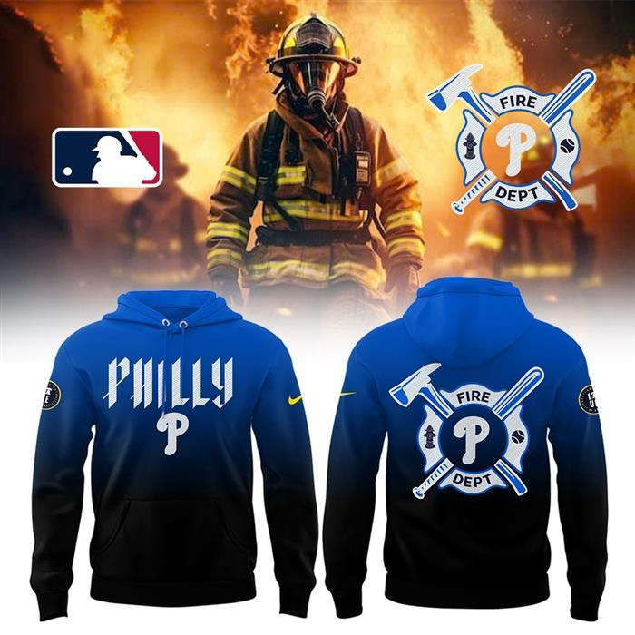 Philadelphia Phillies Firefighter Hoodie Best Gifts For Baseball Fans