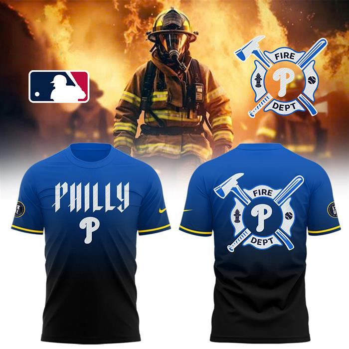 Philadelphia Phillies Firefighter Shirt Best Gifts For Baseball Fans