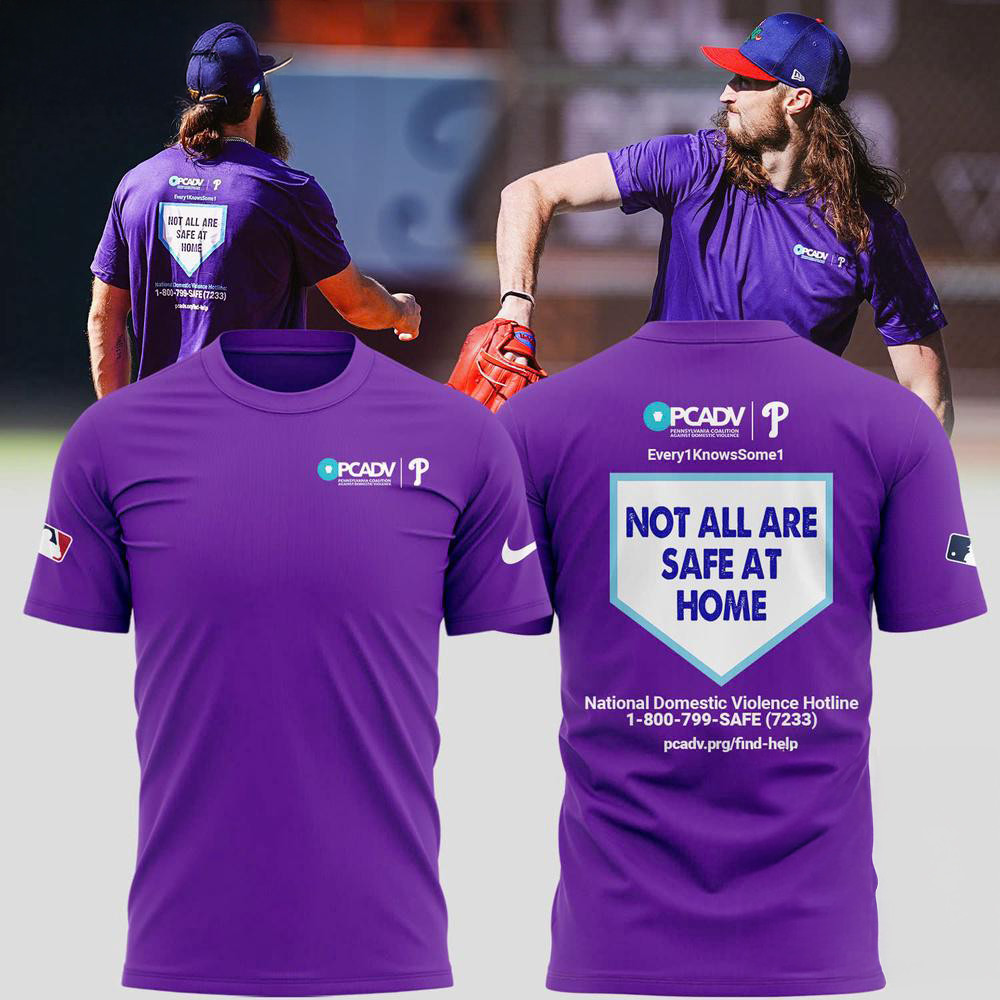 Philadelphia Phillies Limited Edition Domestic Violence Awareness Shirt Baseball Fan Gifts