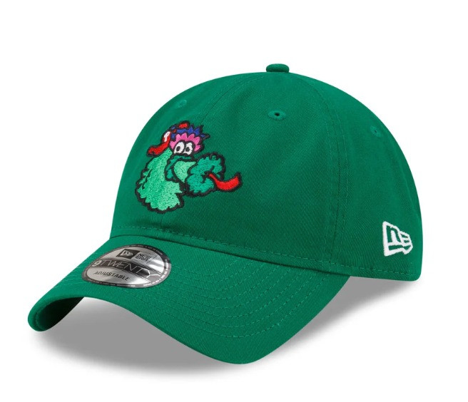 Philadelphia Phillies Phanatic Hat Kelly Green Phillie Phanatic Hat Baseball Cap Merchandise