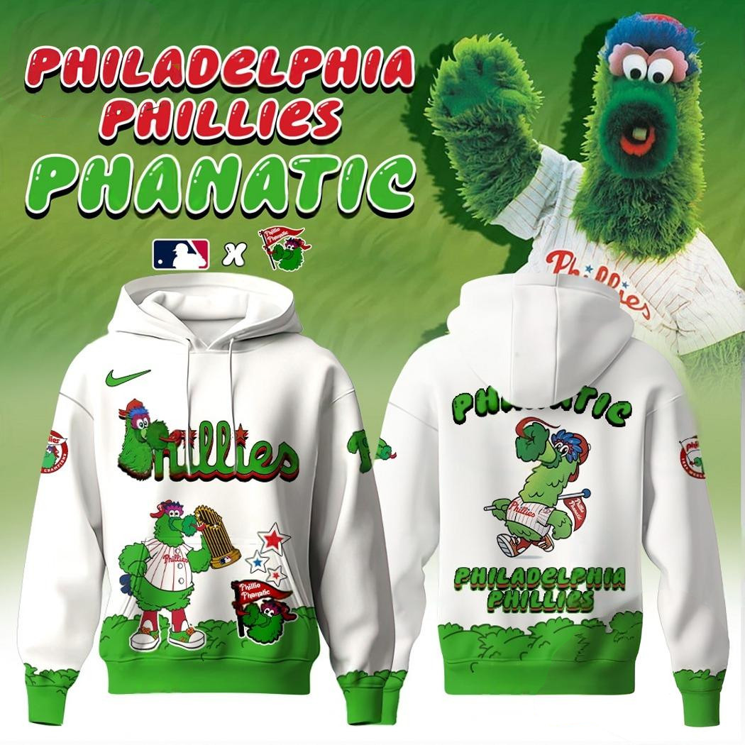 Philadelphia Phillies Phillie Phanatic 2025 Hoodie Best Gifts For Baseball Fans