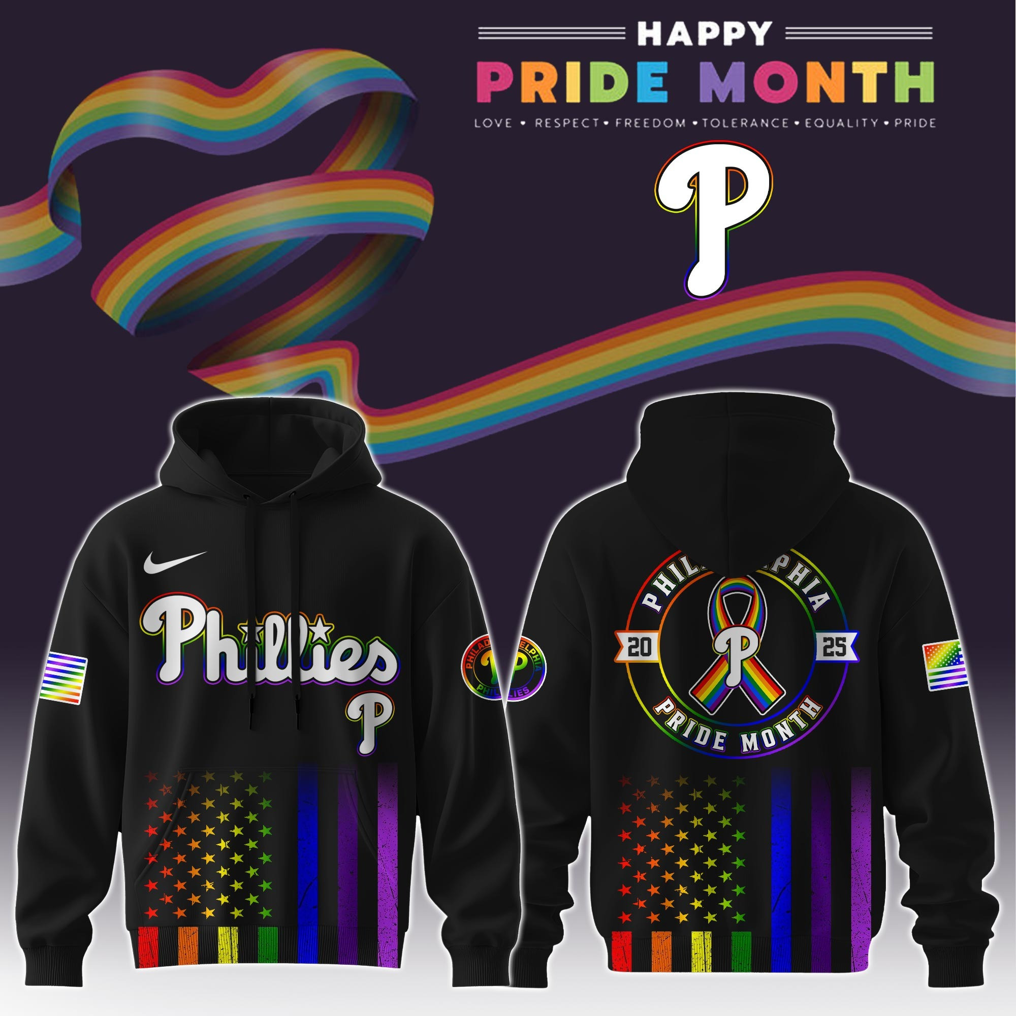 Philadelphia Phillies Special Pride Month Limited Edition Hoodie Baseball Team Gift Ideas
