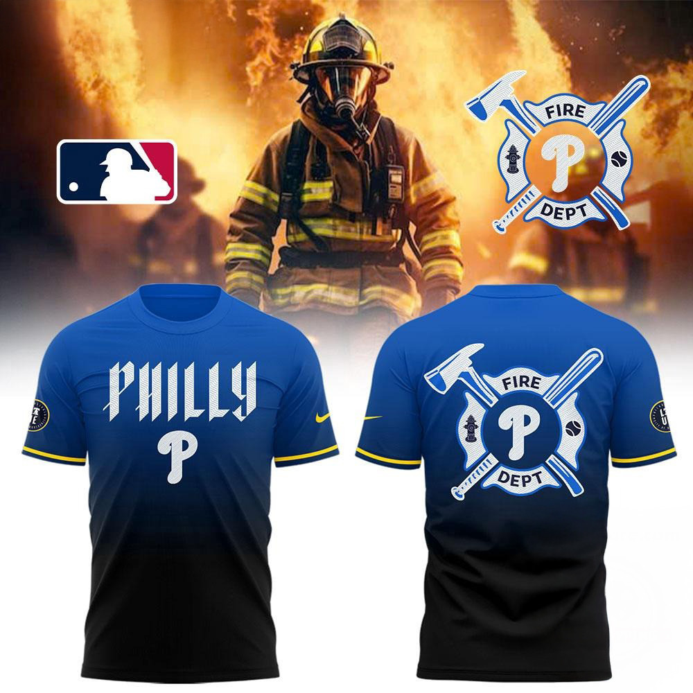 Philadelphia Phillies x Firefighter Appreciation Night 2025 Shirt Gift For Basketball Lover