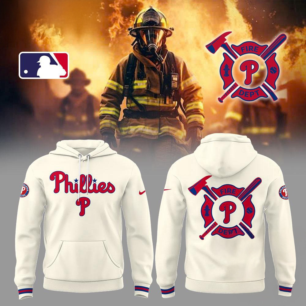 Philadelphia Phillies x Firefighter Appreciation Night Hoodie Best Gifts For Basketball Lovers