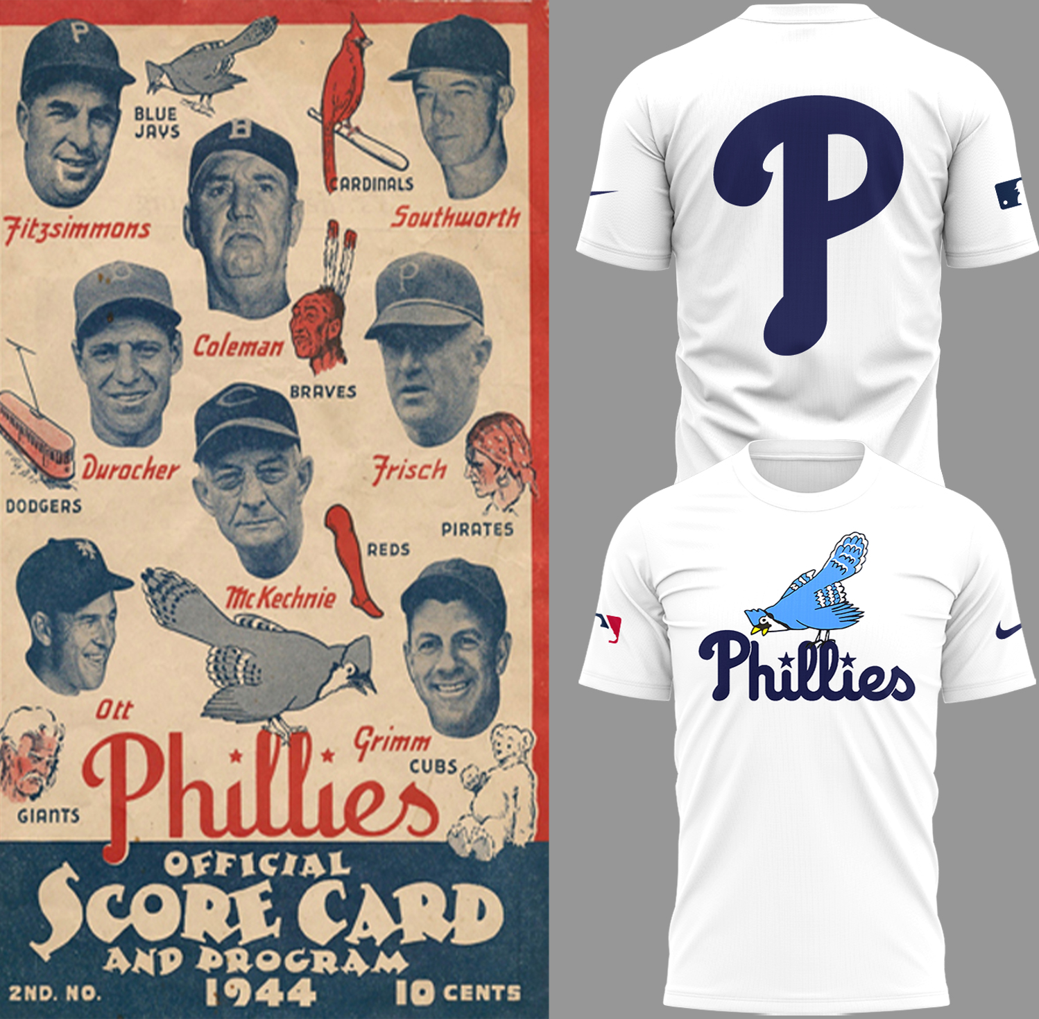 Phillies Baseball Blue Jays T-Shirt Gifts For Baseball Players