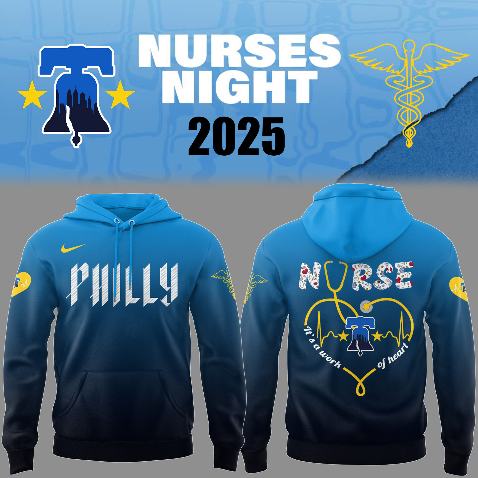 Phillies Baseball Nurses Night Cc Hoodie Gifts For Baseball Players Baseball Father's Day Gifts