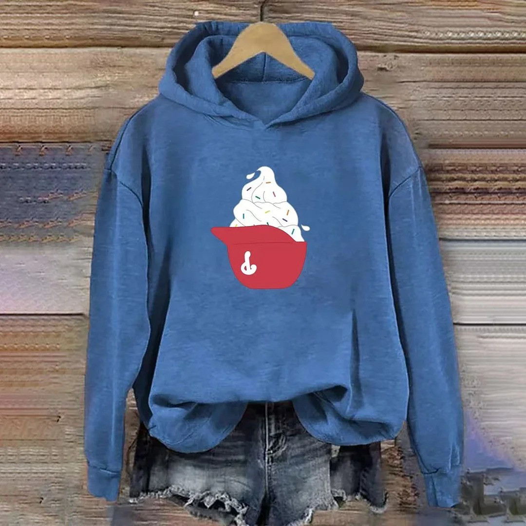 Phillies Ice Cream Helmet Upside Down Hat Hoodie Philadelphia Phillies Fan Gifts For Her