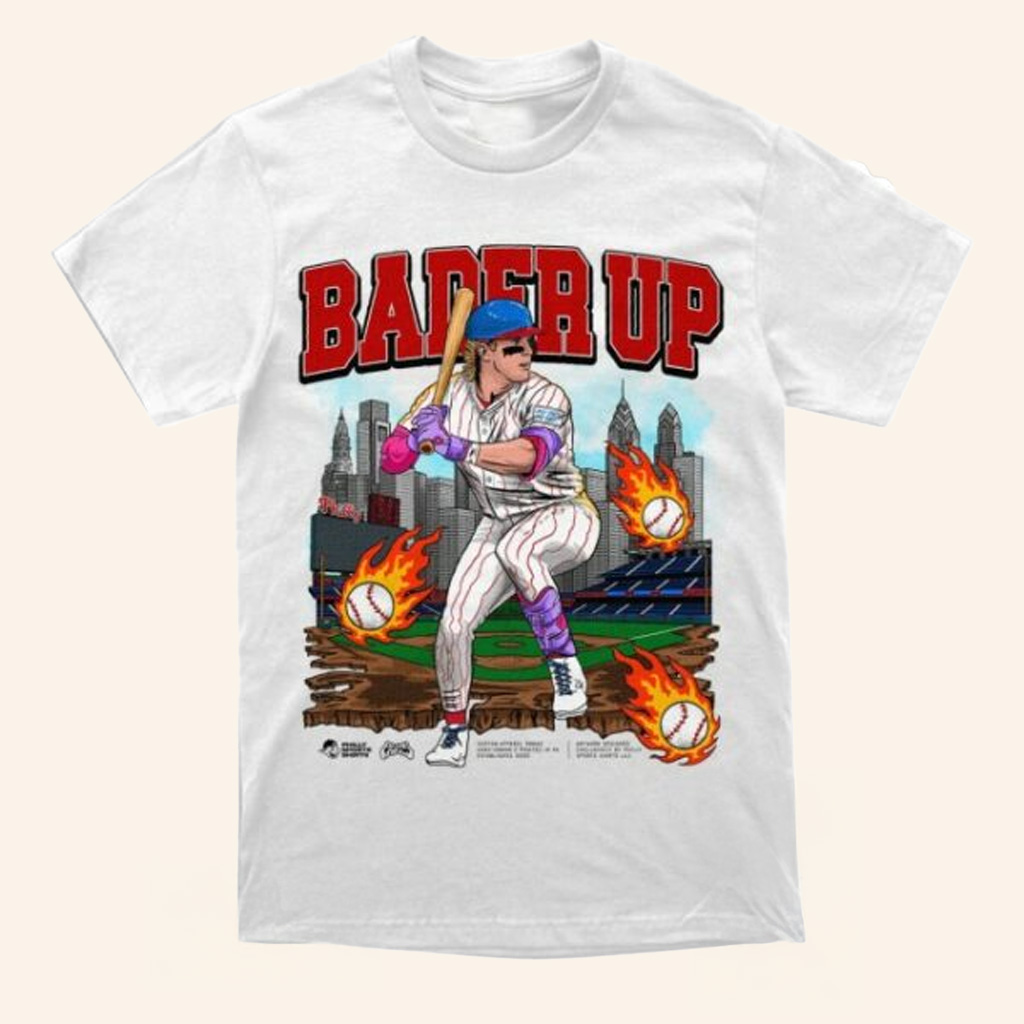 Philly Sports Shirts Merch Harrison Bader Bader Up Shirt Gifts For Baseball Lovers Philly Sports Shirts Merch Harrison Bader Bader Up Shirt Gifts For Baseball Lovers