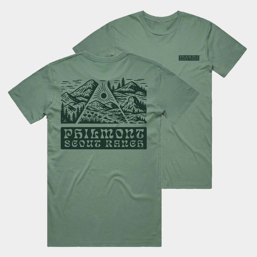 Philmont Scout Ranch Merch Philmont Retro Peaks T-Shirt Birthday Gift Ideas For BFF