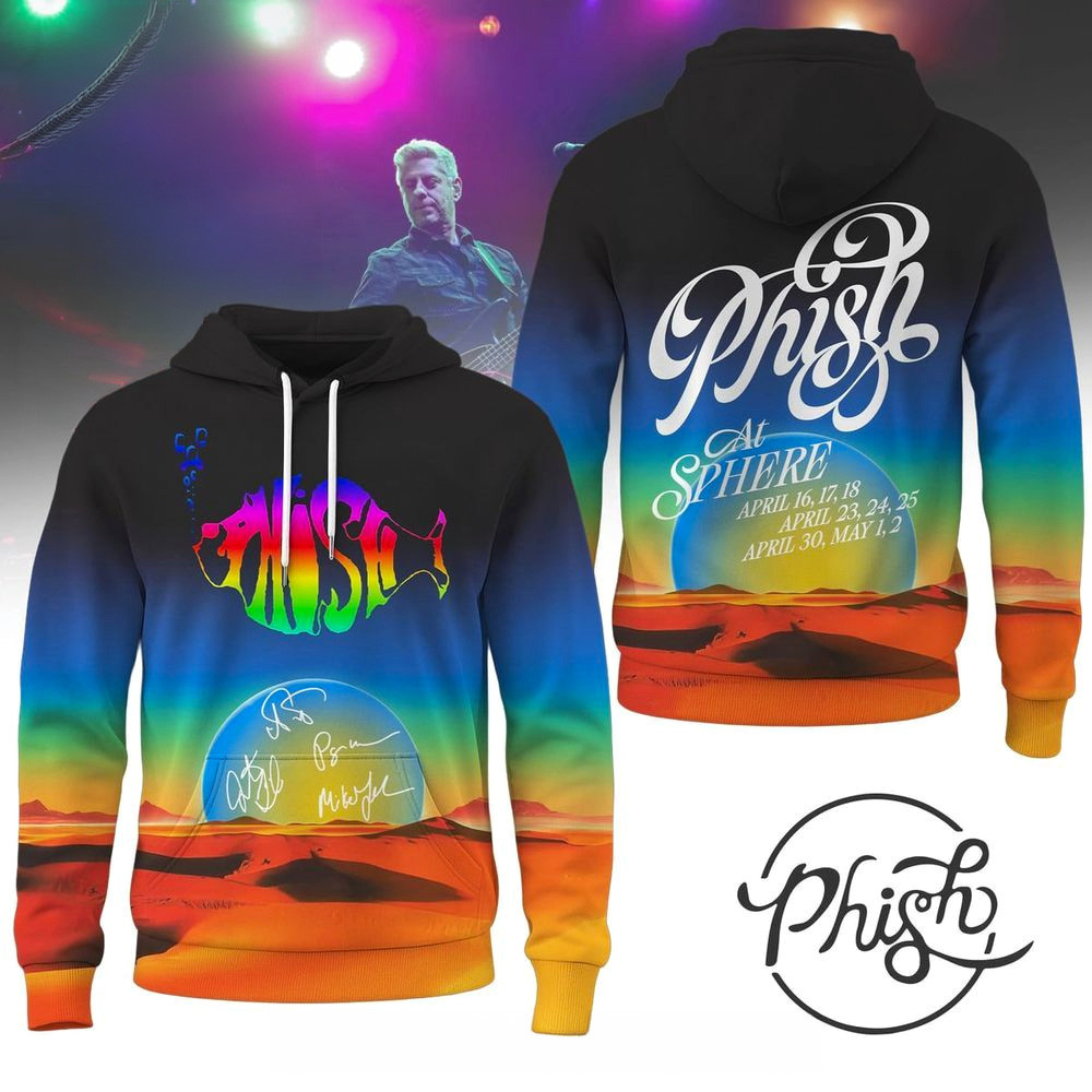 Phish At Sphere Hoodie Phish Merch Gifts For Rock Band Fans