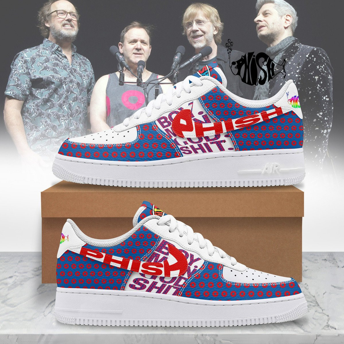 Phish Band Music Thank For Your Love AF1 Shoes Best Gift For Fan Lovers