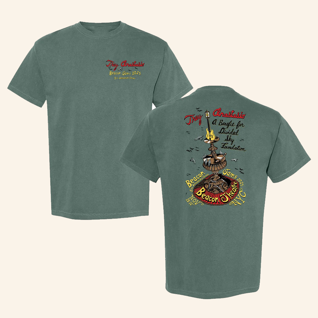 Phish Dry Goods Merch Beacon Jams 2025 Event T-Shirt Trey Anastasio Merch Fan Gifts