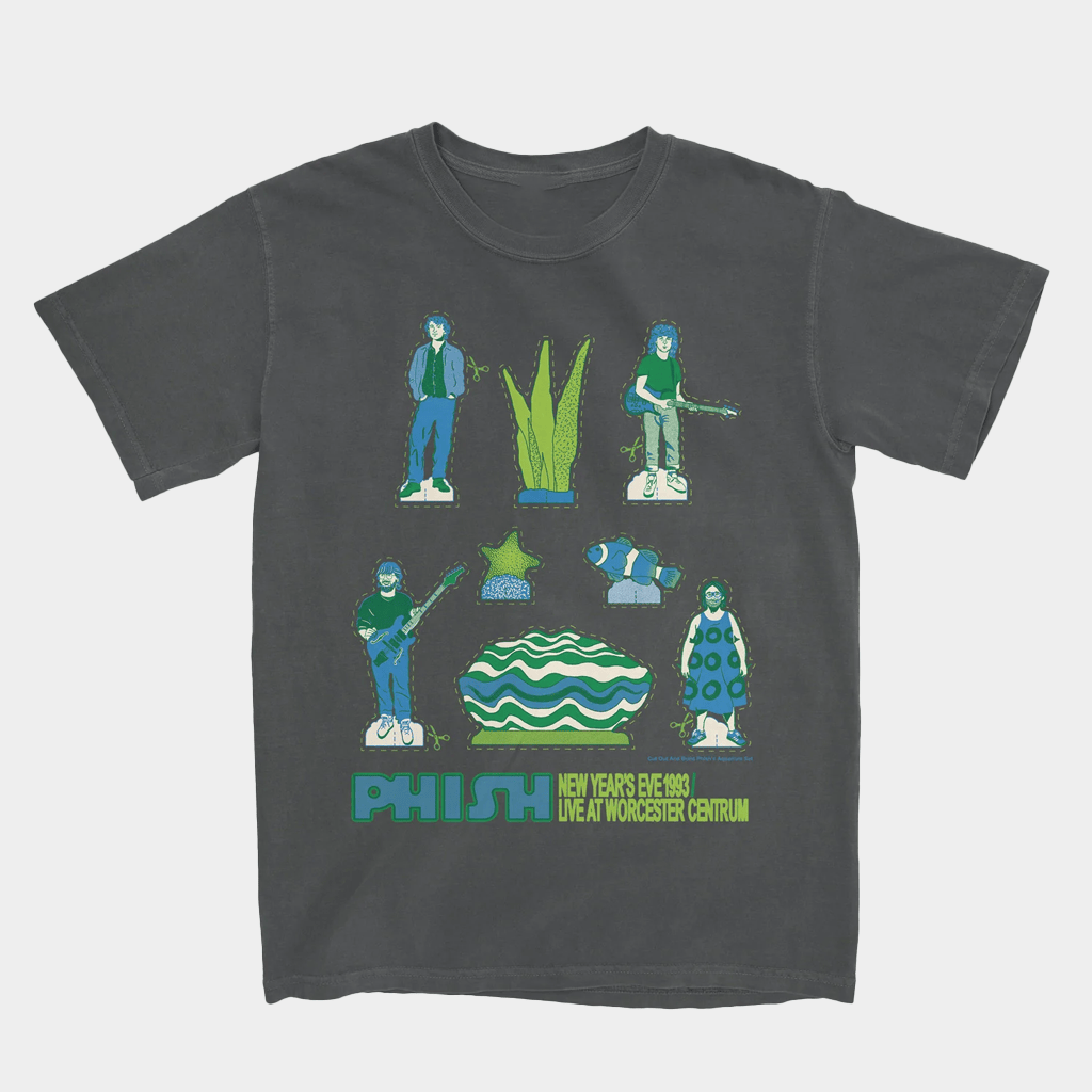 Phish Dry Goods Merch New Year's Eve 1993 Live At Worcester T-Shirt Phish Merch Gifts For Fans