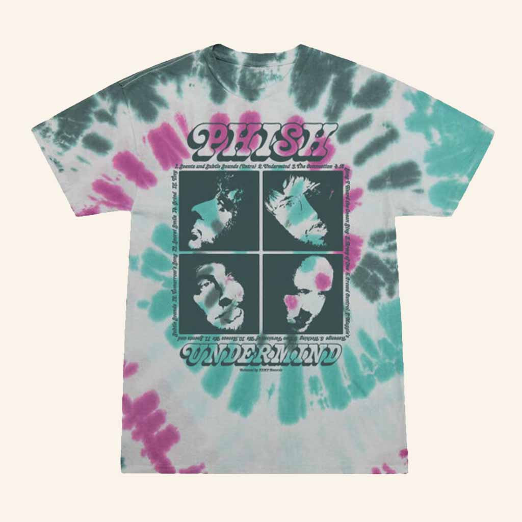 Phish Dry Goods Merch The Undermind Tomorrow's Song Tie Dye Shirt Gift For Music Lovers