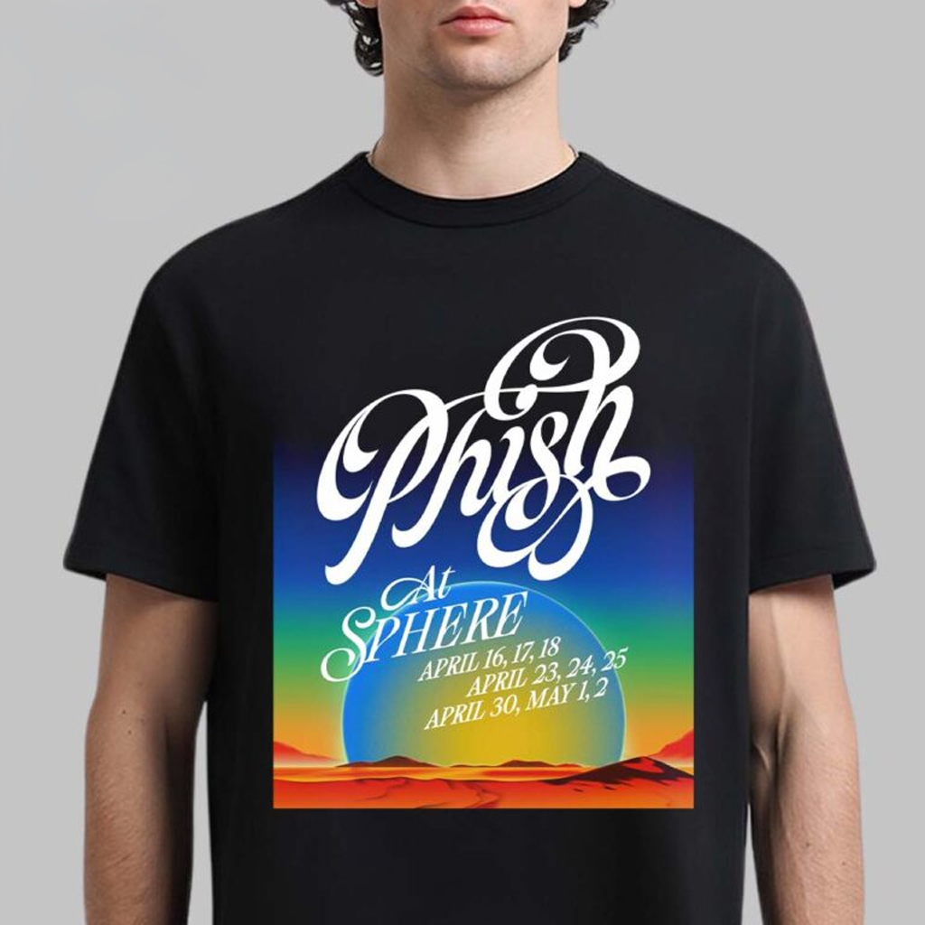 Phish Live At Sphere Las Vegas 2026 On April And May 9 Shows T-Shirt Phish Merch