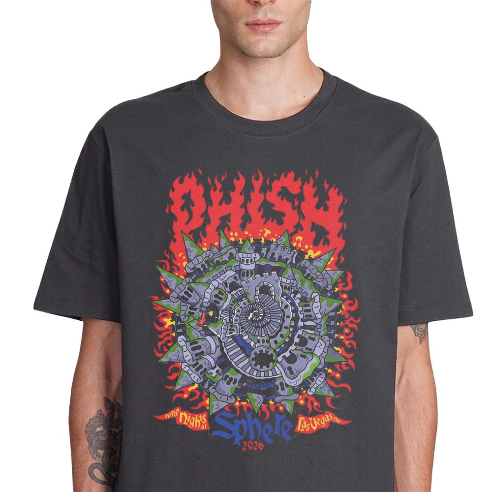 Phish Live At Sphere Las Vegas 2026 T-Shirt Gamehendge Mace Sphere 26 Shirt