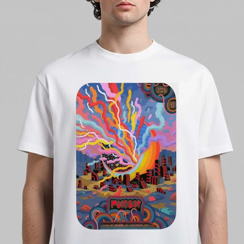 Phish Live At Sphere Las Vegas 2026 T-Shirt Music Festival 2026 Apparel Gift For Boyfriend