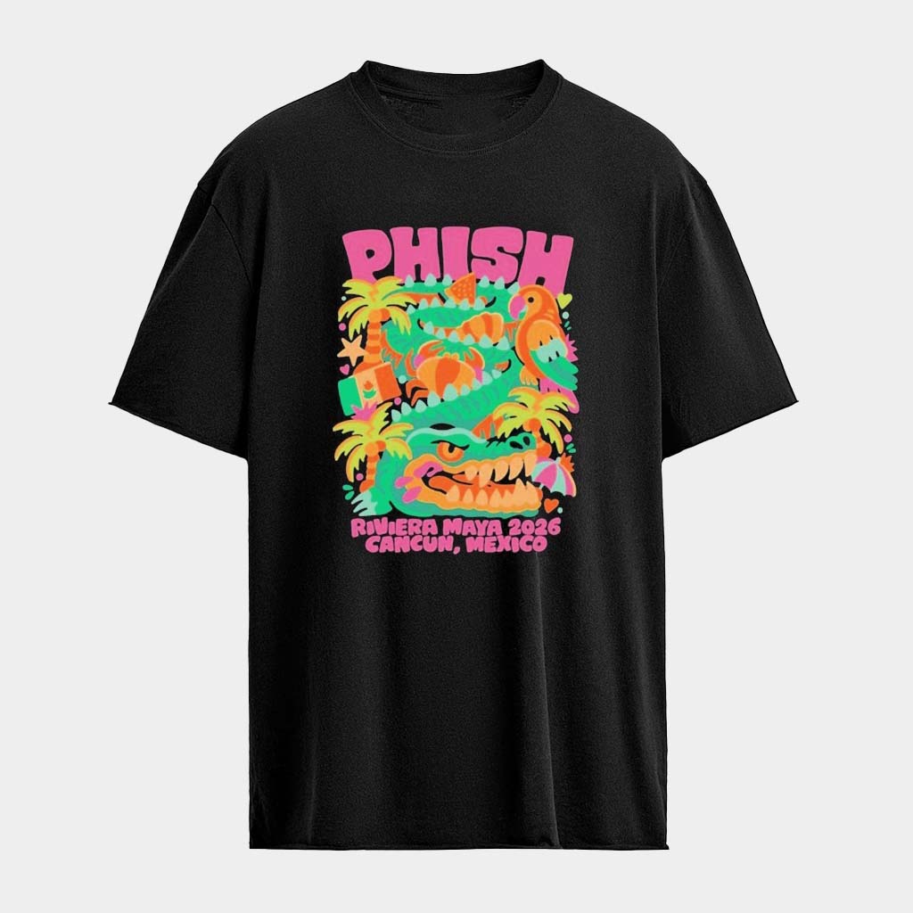 Phish Riviera Moon Palace Mexico Jan 28 31 2026 T-Shirt Phish Merch Gifts For Rock Lovers