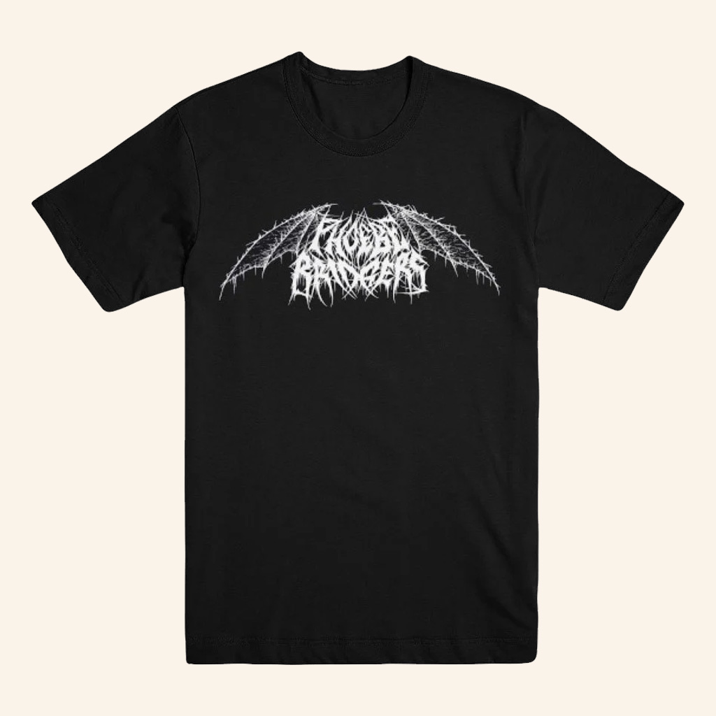Phoebe Bridgers Merch Metal Logo Black T-Shirt Christmas Gifts For Boyfriend