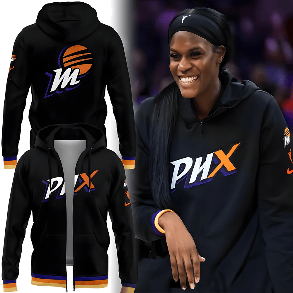 Phoenix Mercury 2025 Black Special Edition Zip Hoodie Gifts For The Basketball Enthusiast