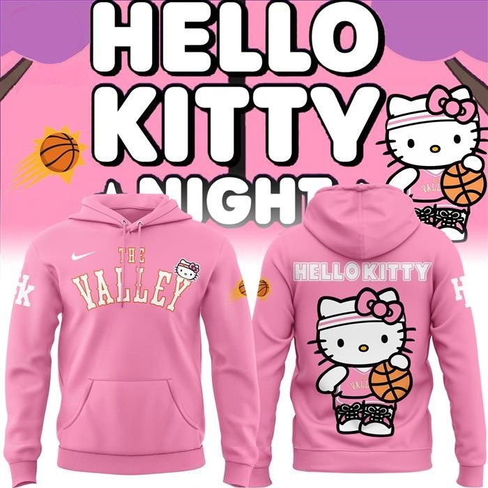 Phoenix Suns x Hello Kitty Hoodie Best Gifts For Basketball Lovers