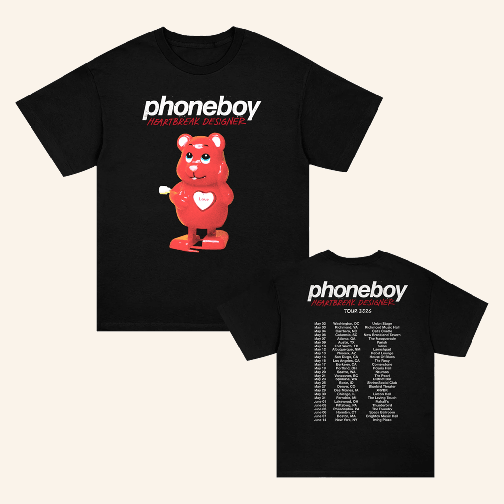 Phoneboy Merch 2025 Tour T-Shirt Black Gifts For Besties Phoneboy Merch 2025 Tour T-Shirt Black Gifts For Besties