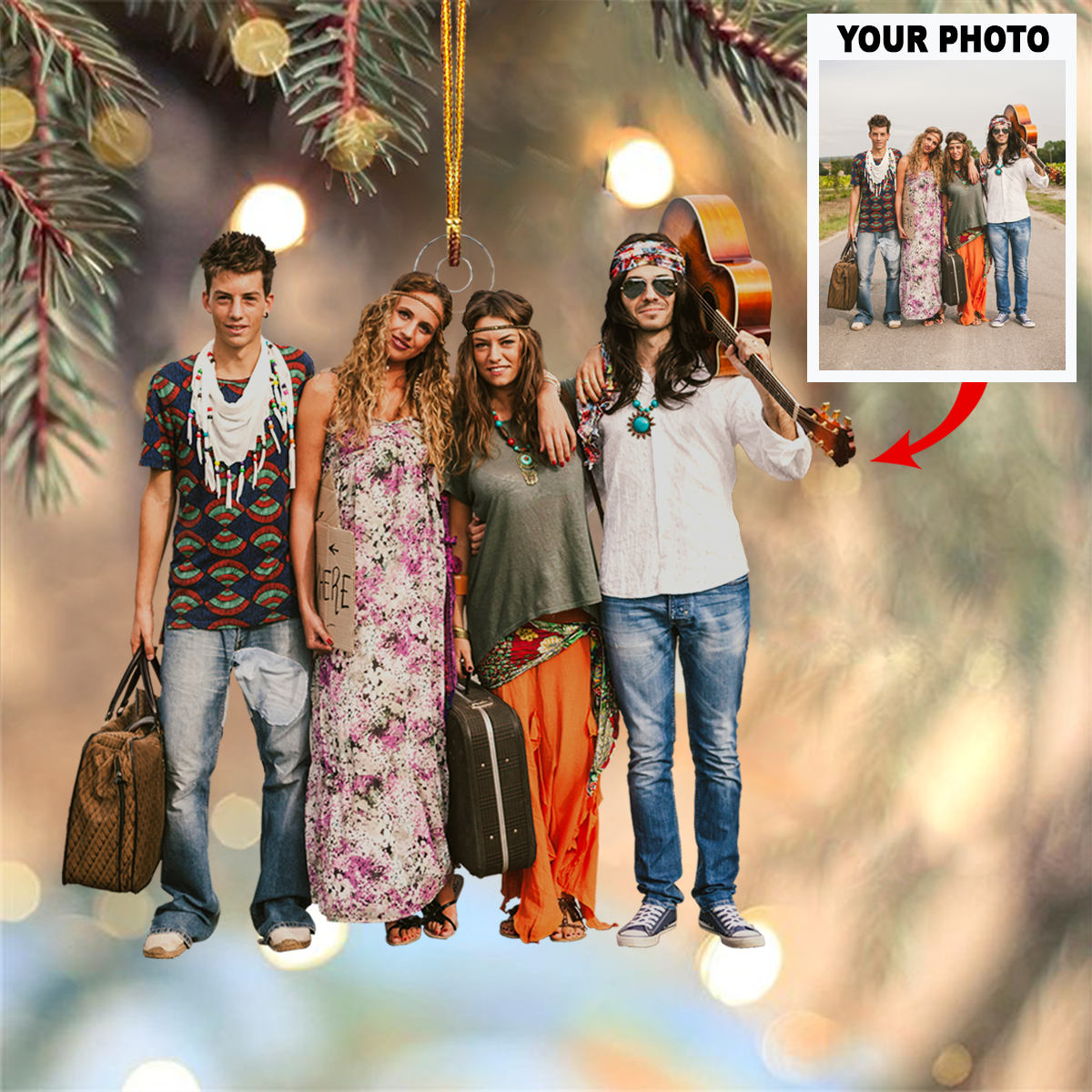 Photo Mica Ornament Customized Your Photo Ornament