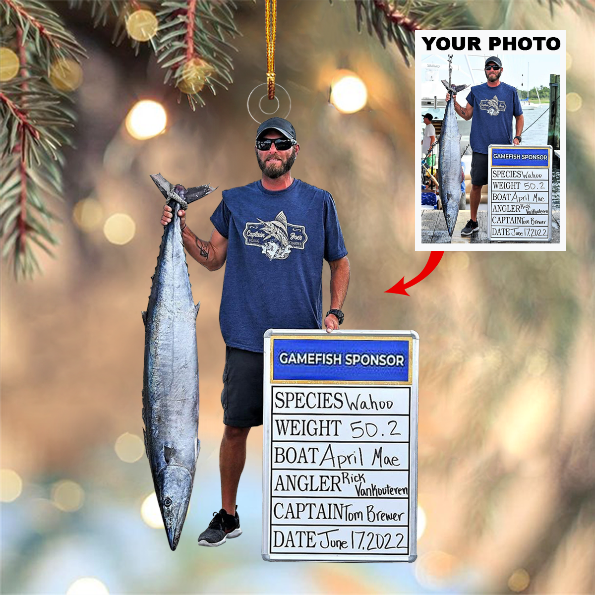 Photo Mica Ornament Customized Your Photo Ornament Christmas 2025