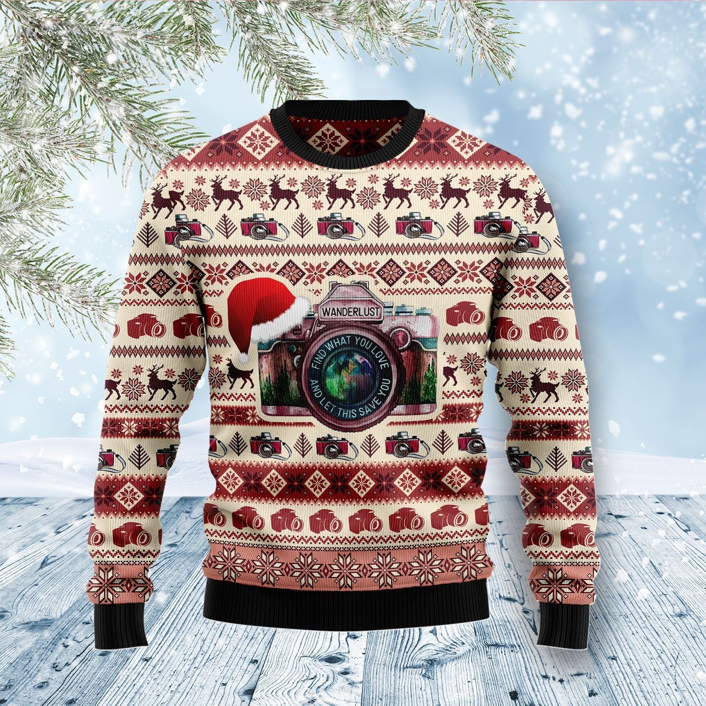 Photograph Save You Ugly Christmas Sweater Xmas Holiday Jumper Gifts For Photographer