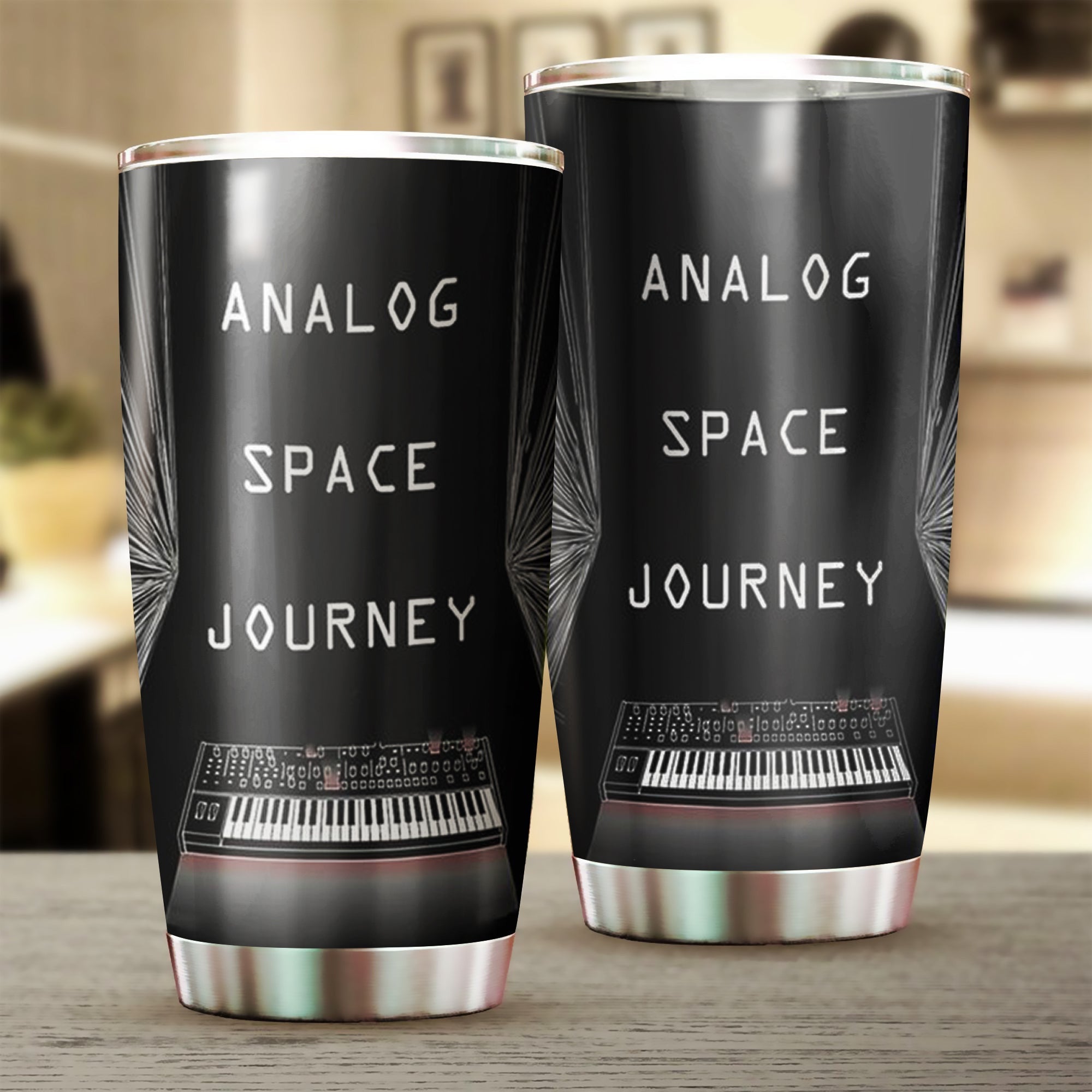 Piano Analog Space Journey Tumbler Music Themed Coffee Tumblers Gifts For Piano Lovers Piano Analog Space Journey Tumbler Music Themed Coffee Tumblers Gifts For Piano Lovers