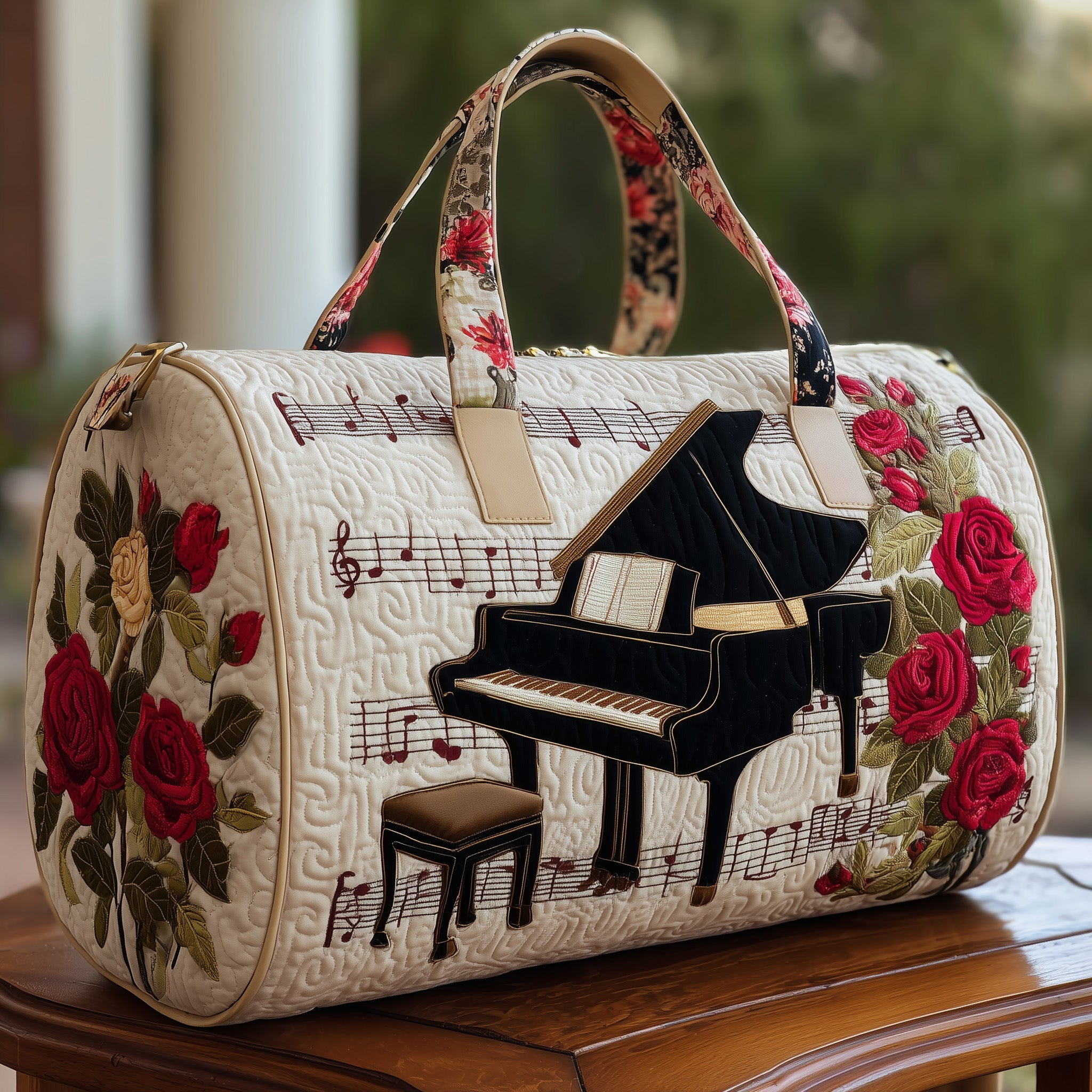 Piano Quilted Duffle Bag Durable And Lightweight